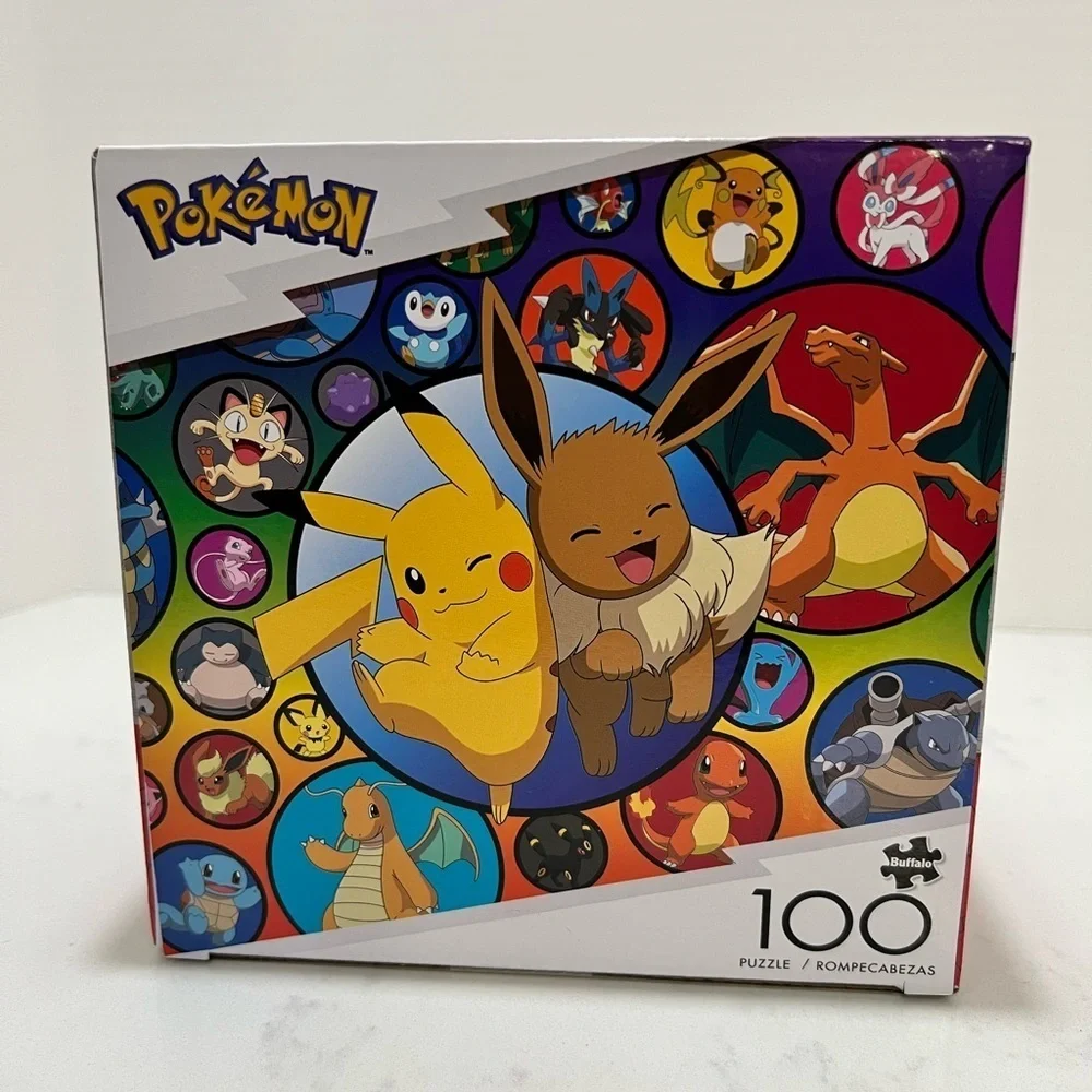 Red and White Poké Ball 100-Piece Puzzle
